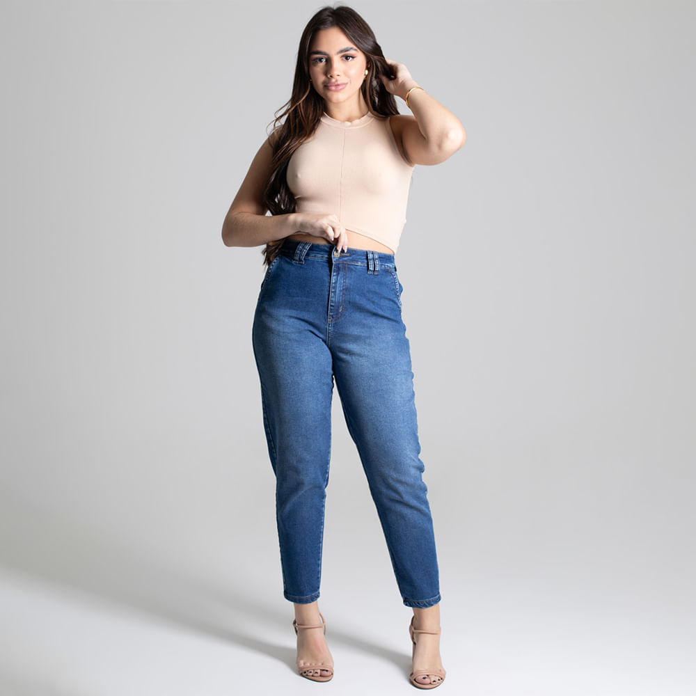 CALCA MOM JEANS MEDIO 277469 JEANS MEDIO 36
