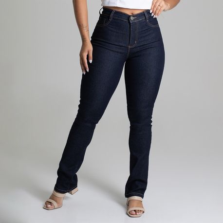 CALCA JEANS RETA ESCURA 278442 JEANS 36