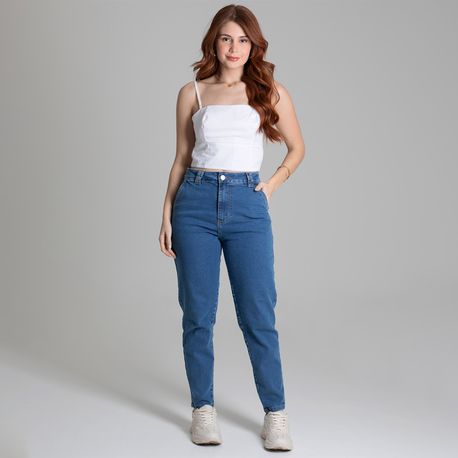 CALÇA MOM C/ ELASTICO NO COS 277927 JEANS 36