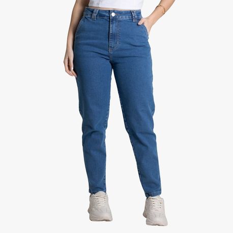 CALÇA MOM C/ ELASTICO NO COS 277927 JEANS 36