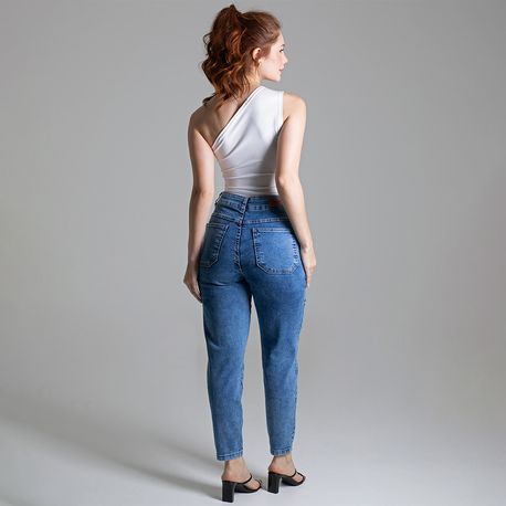 CALÇA JNS LY MOM BOLSO FACA 278941 JEANS MEDIO 36