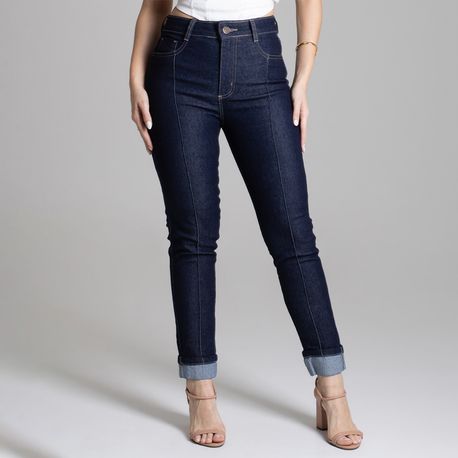 CALÇA JNS LY CIGARRETE AMAC FRISO 278537 JEANS AMACIADO 36