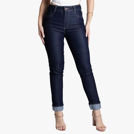 CALÇA JNS LY CIGARRETE AMAC FRISO 278537 JEANS AMACIADO 36