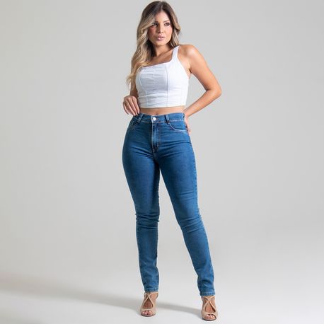 SKINNY JEANS F CINTURA ALTA 275611 JEANS 36