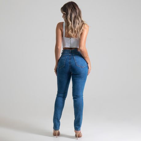 SKINNY JEANS F CINTURA ALTA 275611 JEANS 36