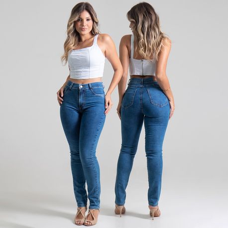 SKINNY JEANS F CINTURA ALTA 275611 JEANS 36