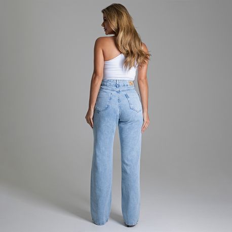 CALÇA JNS RETA LAV CLARA 279003 JEANS CLARO 36