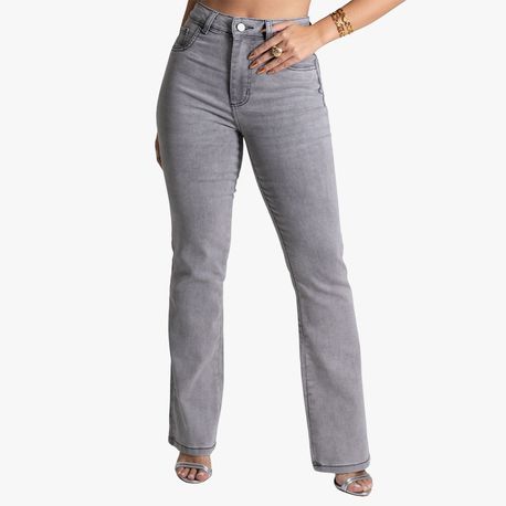 CALÇA JNS LY RETA LAV CINZA 277904 JEANS CINZA 36