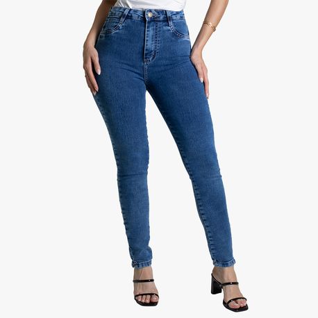 CALÇA JEANS LY SK PUSH UP LAV MÉDIA 278648 JEANS MEDIO 36