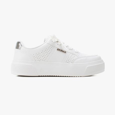 TENIS ADVENTURE C3556 0002- WHITE/PRATA CENTURY 34