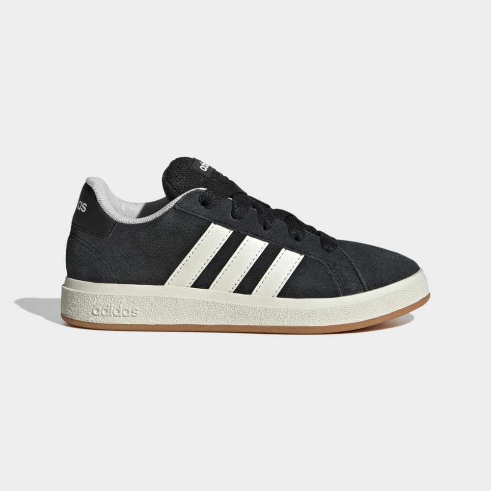TENIS GRAND COURT ALPHA KIDS JH6178 CORE BLACK / OFF WHITE / GUM 26