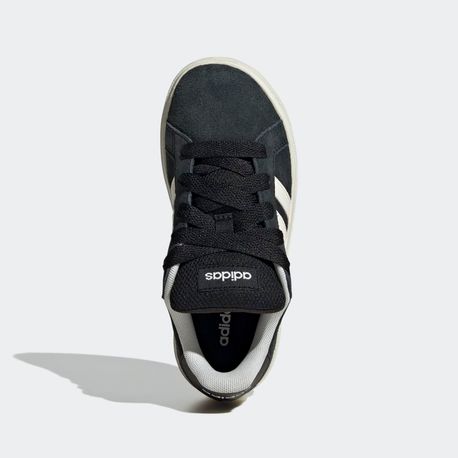 TENIS GRAND COURT ALPHA KIDS JH6178 CORE BLACK / OFF WHITE / GUM 26