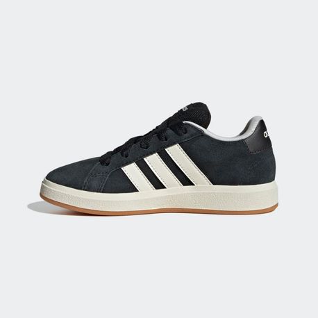 TENIS GRAND COURT ALPHA KIDS JH6178 CORE BLACK / OFF WHITE / GUM 26