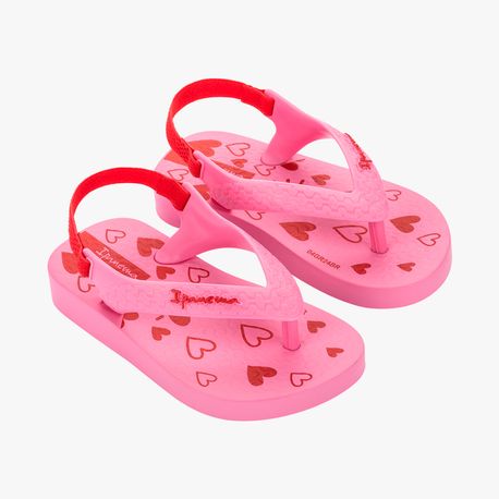 CHINELO BB 27011 BE054-ROSA/ROSA/VERMELHO 20/21