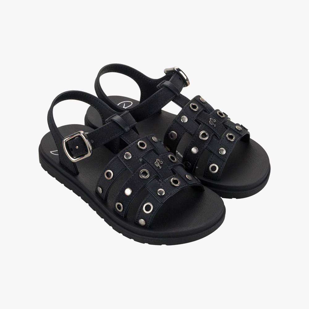 SANDALIA INF MNA 23208 BJ920-PRETO/PRETO 29