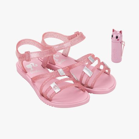 SANDALIA INF MNA 23057 BI159-ROSA/ROSA GLITTER 34