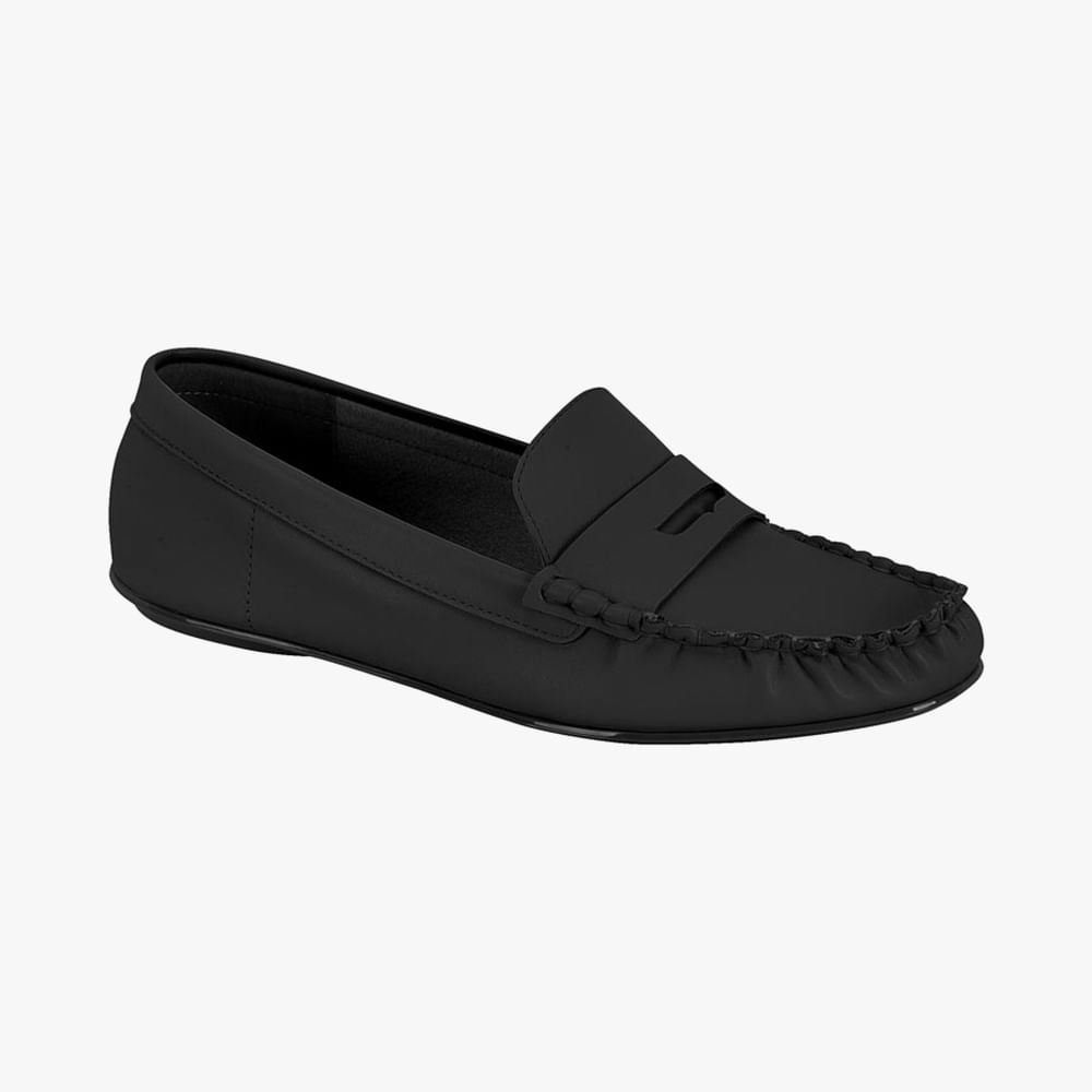 MOCASSIM  MONTADO BASICO 1465100 PRETO 35
