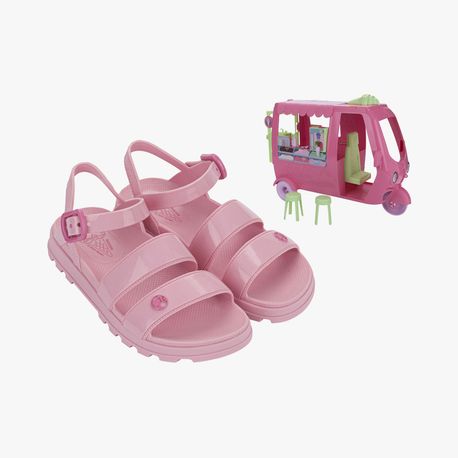 SANDALIA INF MNA BARBIE SORVETERIA 23221 BP752-ROSA CLARO 28