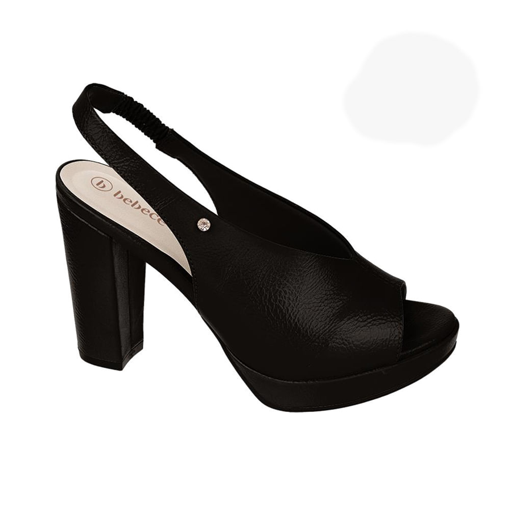 SANDALIA SALTO T8428235 NOBUCK PRETO 38