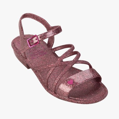 SANDALIA SALTO JUV MNA 23128 BE662-ROSA GLITER 28
