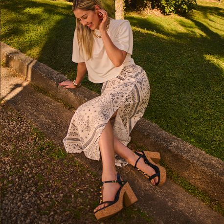 SANDALIA SALTO GROSSO 6541-101 PRETO 34