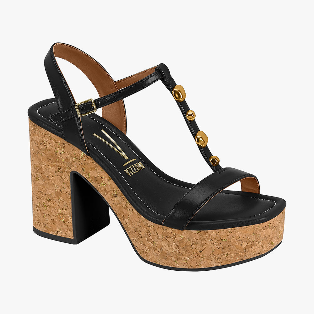 SANDALIA SALTO GROSSO 6541-101 PRETO 35