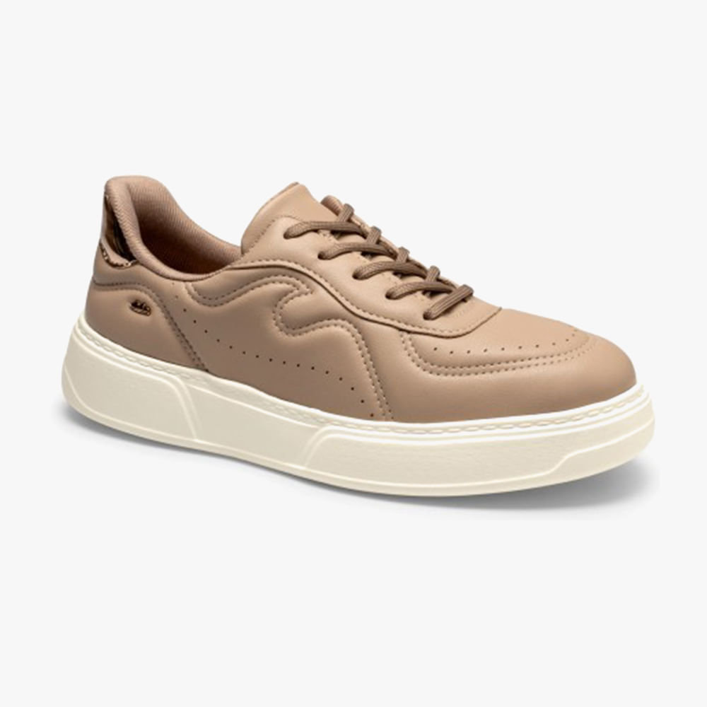 TENIS CASUAL MODA DA514 CAPUCCINO 35