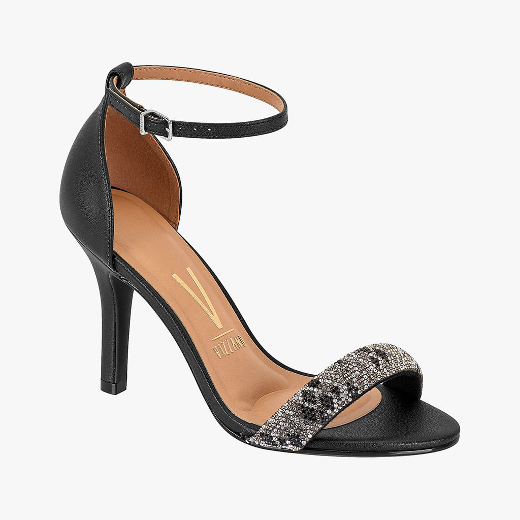 SALTO COM TIRAS 62491003 PRETO 37