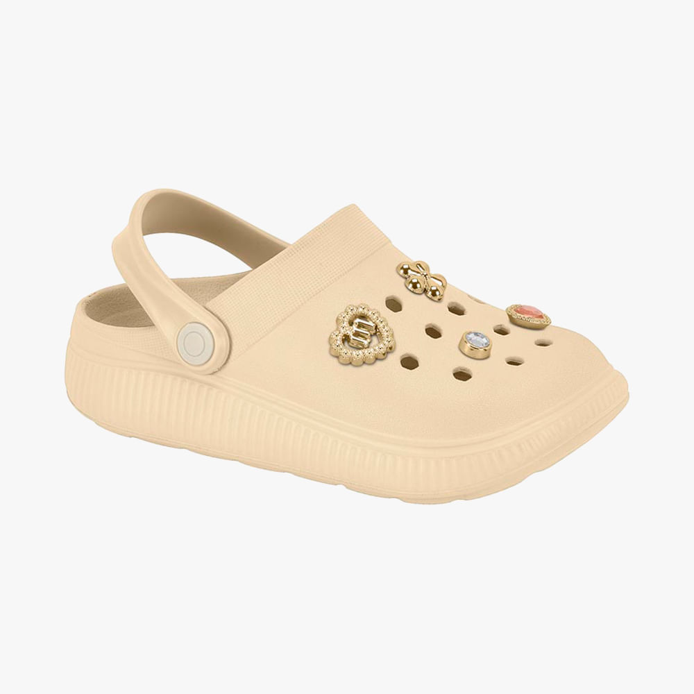 SANDALIA CLOG INF MNA 2591 103 CREME 25/26