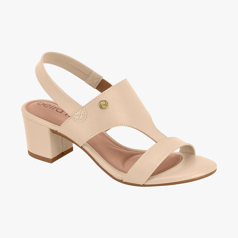 SANDALIA SALTO M 8246-1211 CREME 35