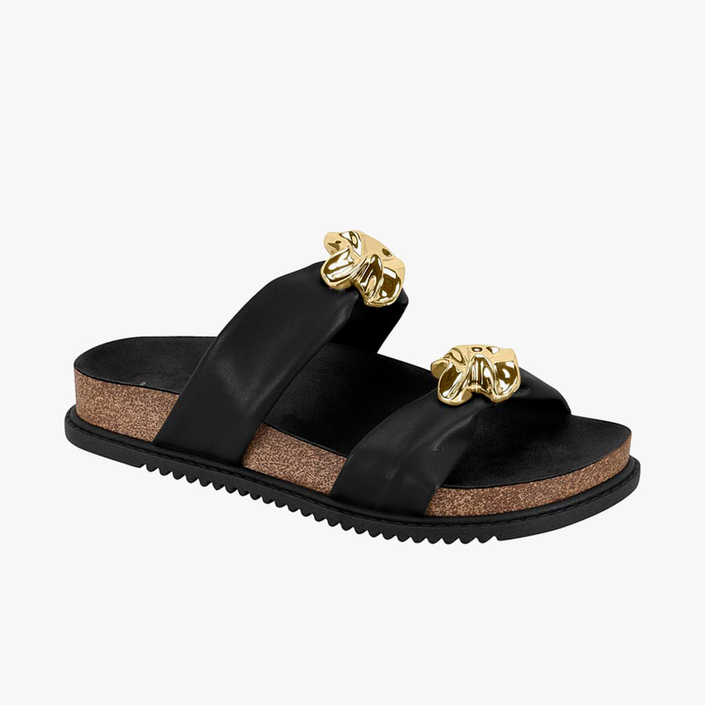 SANDALIA RASTEIRA CONF 8523-115 PRETO 35