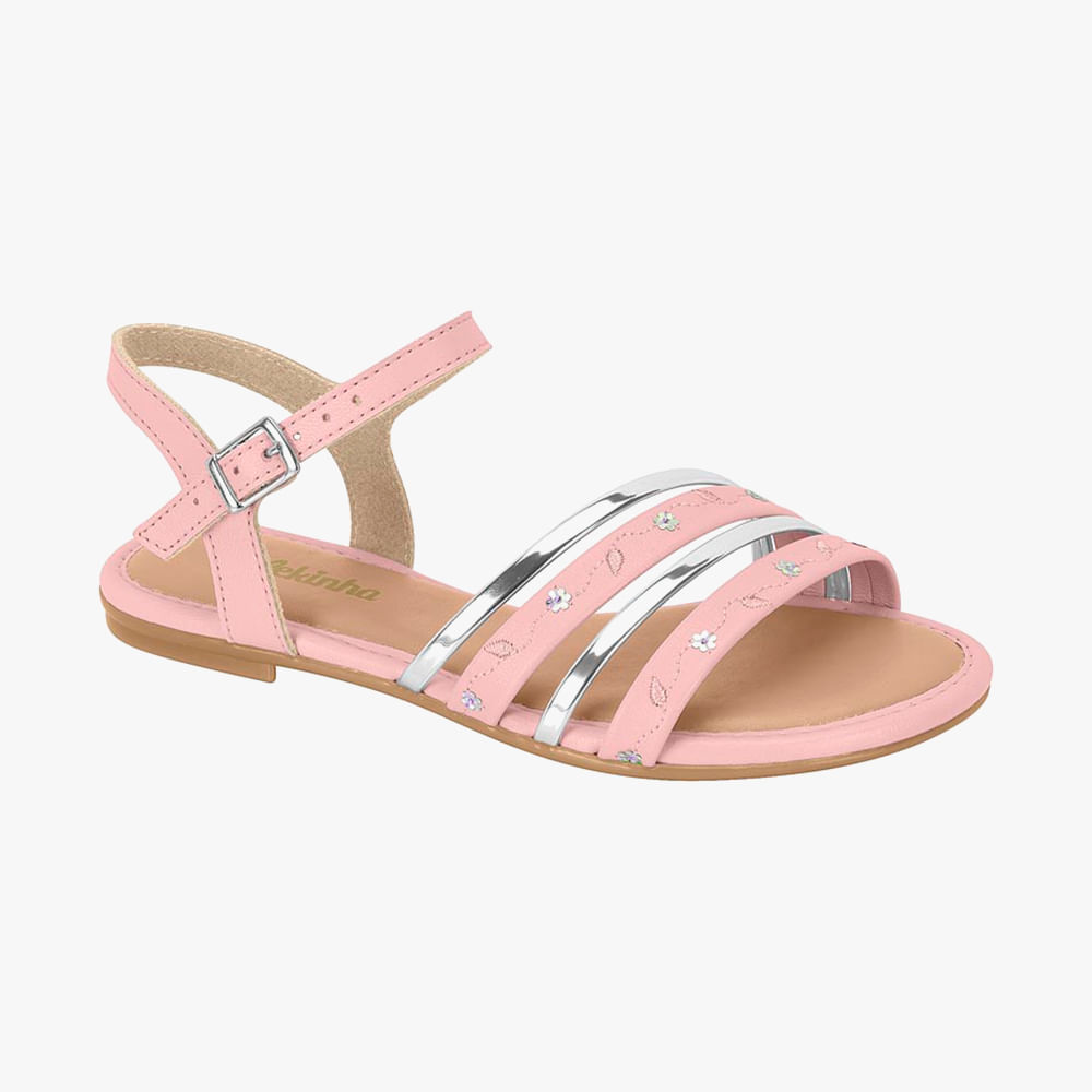 SANDALIA RASTEIRA JUV MNA 21571095 ROSA 27