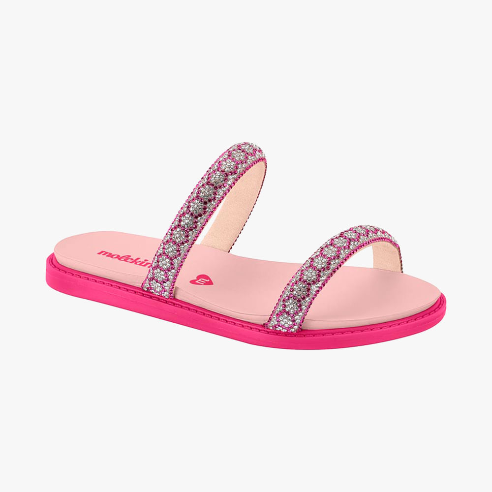 RASTEIRA SANDALIA JUVENIL MENINA 2312255 FUCSIA CRISTAL 25