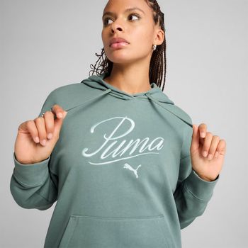 Blusa de Moletom Essentials Script Comfort Hoodie Feminina