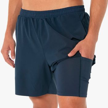 Shorts de Corrida Mizuno 2x1 High 3/7 Masculino