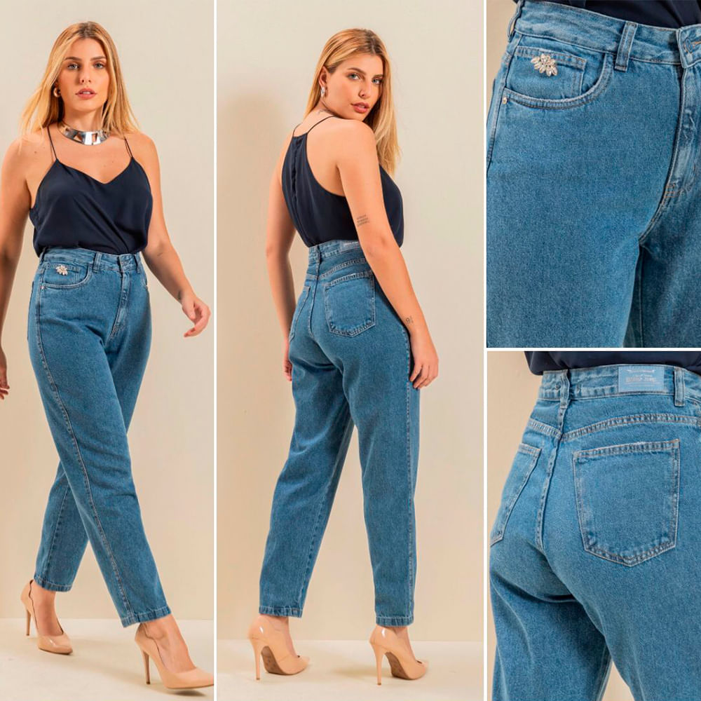 CALCA MOM 24642 JEANS 38