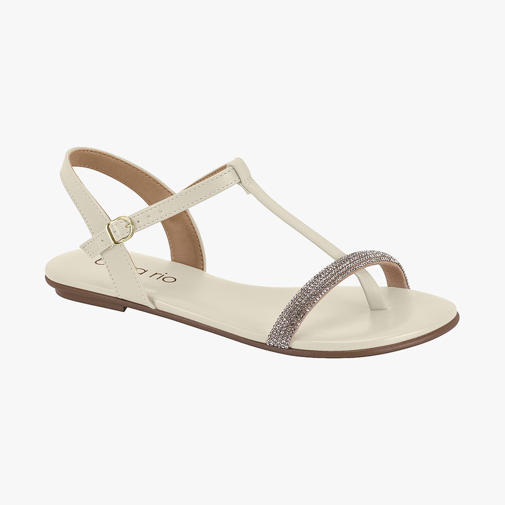 SANDALIA RASTEIRA 8384-768 BRANCO OFF 36