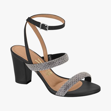 SANDALIA SALTO 2 TIRAS STRASS 62621022/1222 PTO/CRISTAL 35