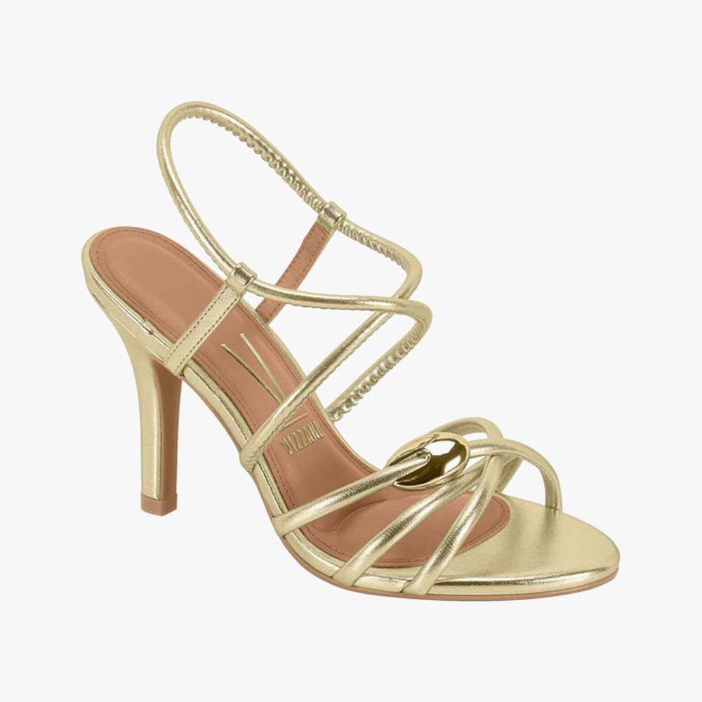 SANDALIA SALTO FINO 6249-1114/1014 DOURADO 34