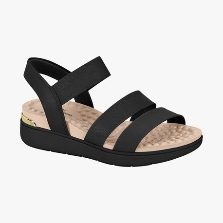 SANDALIA PAPETE CALCE FACIL 7151 119 PRETO 34