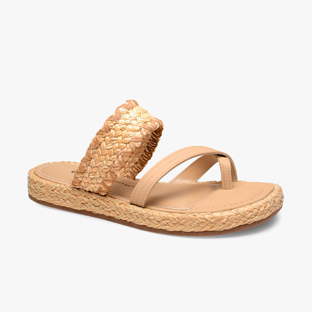 RASTEIRA FLAT  COM TRAMA 		 DB192	 0003 GRANOLA						 34