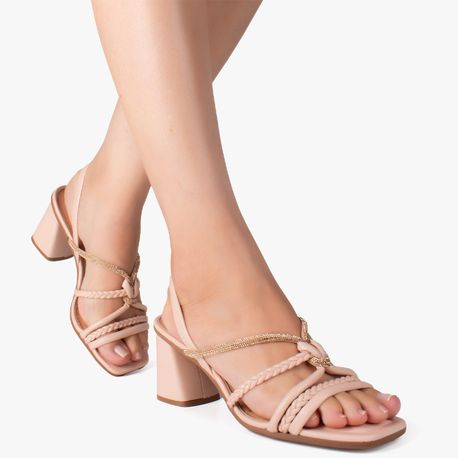 SANDALIA BRILHO Y9761	 0005 ROSADO						 34