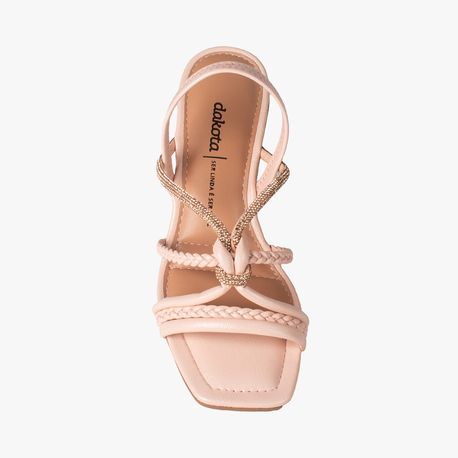 SANDALIA BRILHO Y9761	 0005 ROSADO						 34