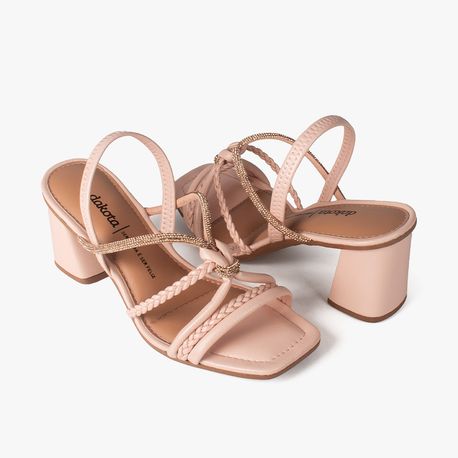 SANDALIA BRILHO Y9761	 0005 ROSADO						 36