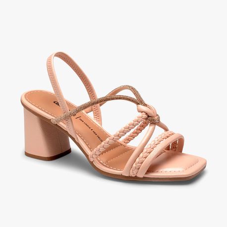 SANDALIA BRILHO Y9761	 0005 ROSADO						 36