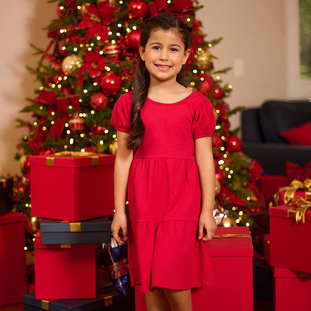 VESTIDO 3 MARIAS POA CLICK					 MM-9052E	 VERMELHO 04