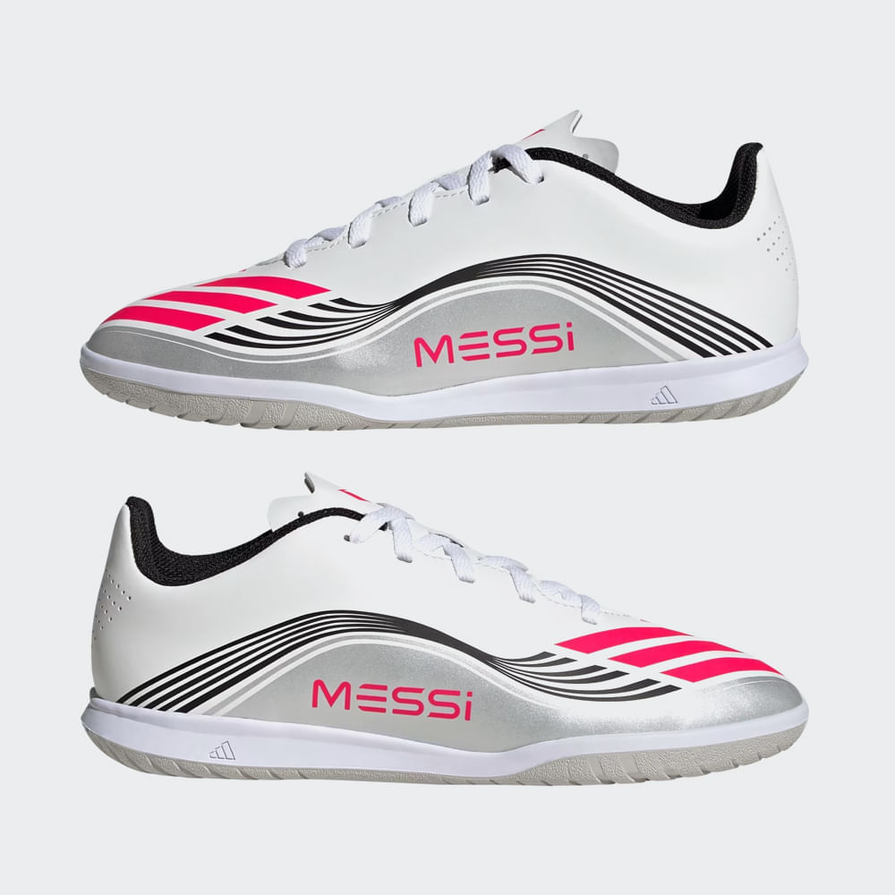 Encontraproduto.com.br - Chuteira Adidas F50 Messi Club Indoor Futsal Infantil