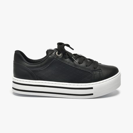 TENIS CASUAL 10 013	 NAPA PRETO 34