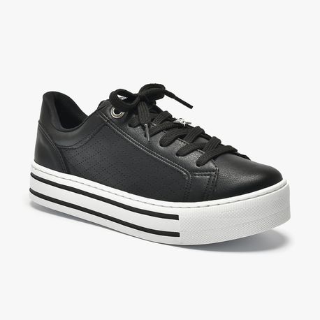 TENIS CASUAL 10 013	 NAPA PRETO 34
