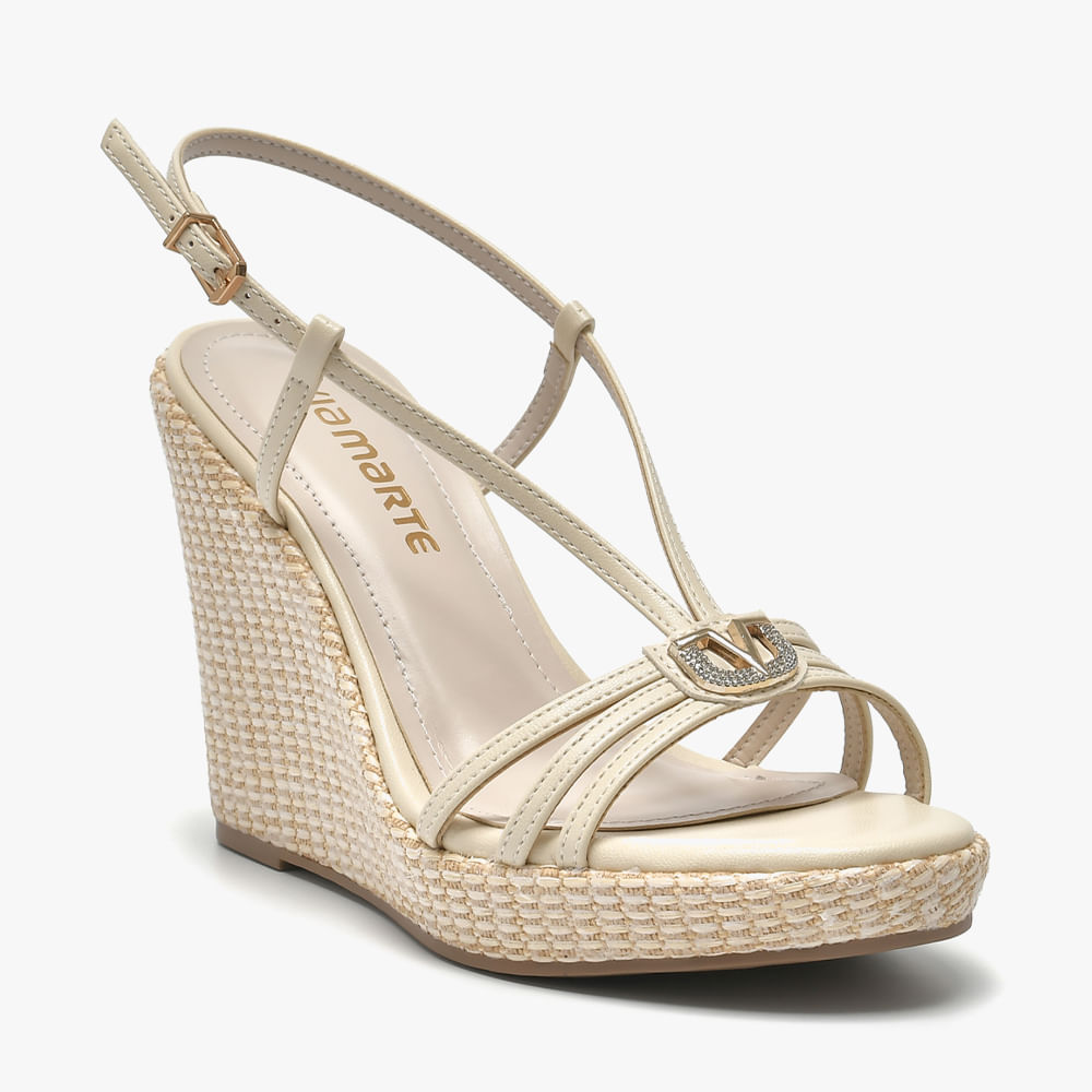 SANDALIA ANABELA 		 295003	 PINOLI CREAM						 				 34